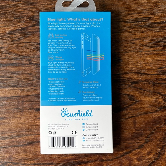 Ocushield Anti Blue Light Screen Protector - Picture 2 of 2